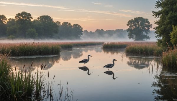 Decouvrir faune sauvage riviere etangs