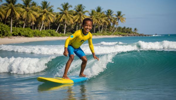 Decouvrir les joies du surf enfant