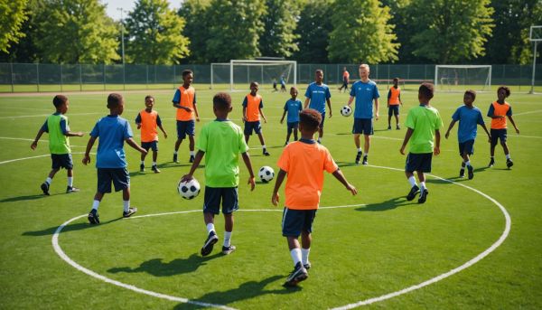 Entrainement football enfants ateliers techniques ludiques