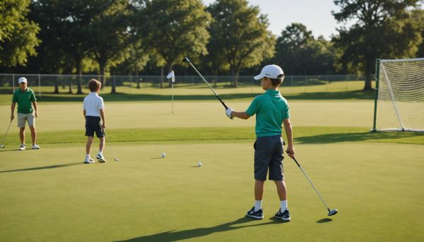 Regles de base swing golf enfant